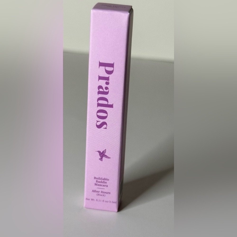 Prados Buildable Baddie Mascara After Hours (Black) Travel Size 0.11 fl/oz NEW